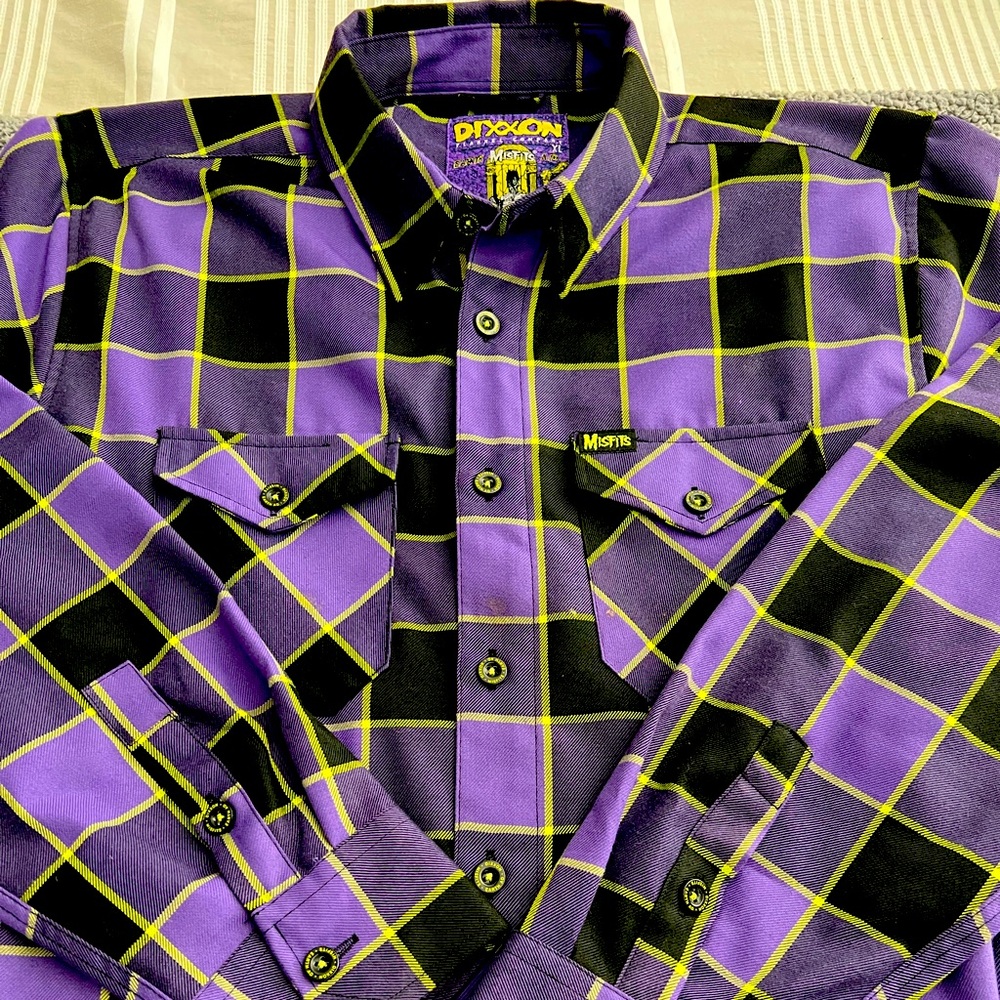 Dixxon Company “MISFITS” XL Flannel Shirt.